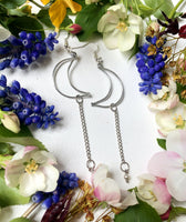 Custom Moon Earrings by @Hipsterraccoon
